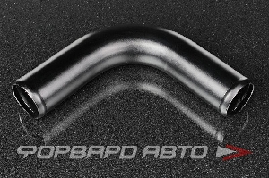 Патрубок алюминиевый 51 мм 90 градусов черный AUTOBAHN88 