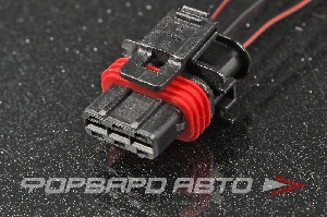 Разъем 3-х контактный катушки зажигания, датчику абсолютного давления (с проводами) CARGEN AX319