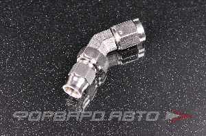 Фитинг AN3 45°, под тефлоновый шланг PTFE, нержавеющая сталь  HF-929-3-045