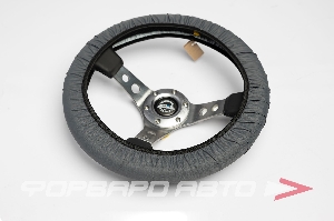 Накидка на руль (чехол на руль) открытого типа, серый VAIS Racing VRCSWo-S