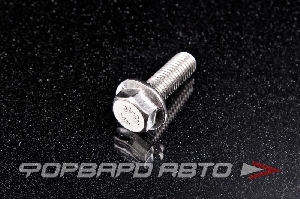 Болт М10*1,5*30 ДИН 6921 А2 нерж. шестигр. гол. с фланцем <> 