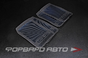 Брызговики универсальные карбон металлик большие (4шт) SPARCO 