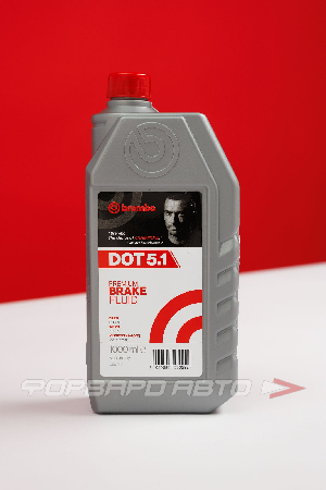 Жидкость тормозная DOT-5.1, 1л BREMBO L 05 010