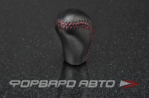 Ручка КПП Type 400 (кожа), черная RAZO 