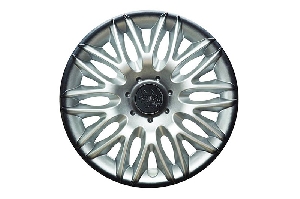 Колпак колесный R14" Пауэр+ пруж., сер.-черн., к-т 4шт АКС LW1416