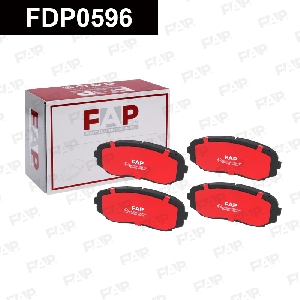 Колодки тормозные FAP FDP0596