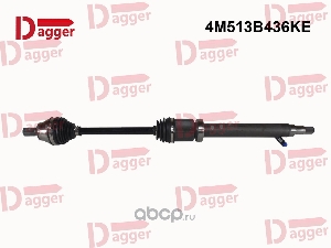 Вал приводной в сборе FORD FOCUS II 04-12 (5 МКПП) DAGGER DSD040R