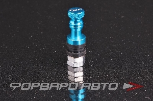 Ниппель сборный алюминиевый голубой Tuning Valves NEW Design TPI TPI-V12