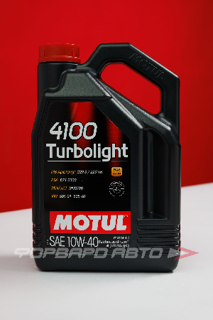 Масло моторное 10W40 4л, Turbolight 4100 A3/B4 SN MOTUL 109462