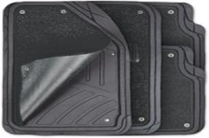 Коврики универсальные морозостойкие термопласт+ковролин съёмный (4пр.) AUTOPROFI TER-420