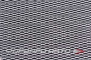 Сетка для бампера/радиатора 1000*400 мм, "чайка" - 15*4,5 мм, серебро DOLLEX DKS-022