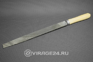 Напильник полукругл. 250мм.деревянная ручка СИБРТЕХ 16329