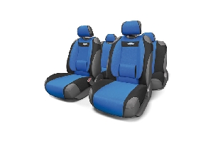 Накидки-майки (9 пред.) черно-синий "COMFORT" AUTOPROFI COM-905T BK/BL