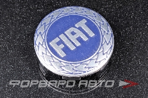 Колпачок ступицы для литых дисков FIAT, D54/58мм, Silver/blue Save Car 16_58мм_ST_CMK