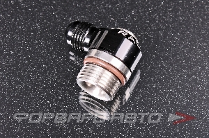 Фитинг BANJO ORB8 - AN6, черный RADIUM ENGINEERING 20-1000-0806