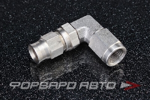 Купить Фитинг AN3 - М10*1,0 мм, 90°, под тефлоновый шланг PTFE, нержавеющая сталь AUTOBAHN88  Фитинг AN3 - М10*1,0 мм, 90°, под тефлоновый шланг PTFE, нержавеющая сталь AUTOBAHN88