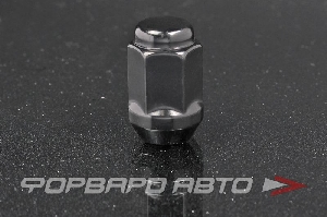 Гайка колеса 12*1,25*35 конус, ключ на 19, сталь, чёрная TPI B403544HT/BC-20