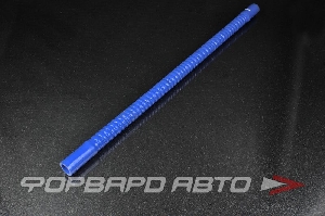 Патрубок силиконовый 25 мм, L=800 мм, гофрированный синий MELCO 25-800G