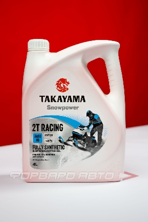 Масло моторное 4л, 2T SnowPower RACING TC FD (с) TAKAYAMA 605631