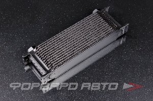 Радиатор масляный 290*100*50 14 рядов универсальный, вход ORB10 (маслокулер / oil cooler) черный FORA 248H14BLACK