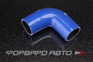 Патрубок силиконовый 45 мм, 90°, синий AUTOBAHN88 