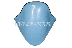 Стекло для снегохода Тайга Патруль, Тайга SWT, Тайга SE (2мм, h=650мм) ПОЛИУРЕТАН 50-44-407