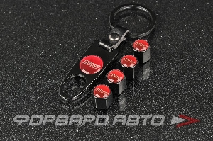 Колпачок вентиля колеса STI брелоком, черный MELCO RS-08367
