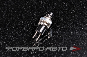 Кнопка 2 положения, без фиксации (нормально замкнутая) ON-(OFF) с резьбой <> ps-105-bn