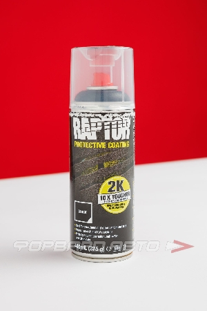 Покрытие защитное повышенной прочности 2K RAPTOR черн.(аэрозоль), 400мл U-POL RLB/AL