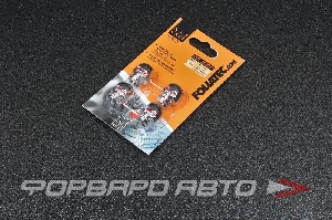 Колпачки для ниппеля на колеса "череп" (комплект 4шт) FOLIATEC 