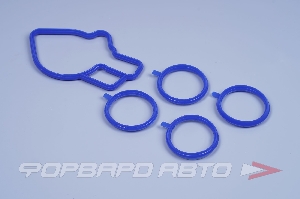 Купить Прокладка ресивера (впускного коллектора) ВАЗ 2112,2170,1118 к-т  5шт СИНИЙ силикон CS20 06145 Прокладка ресивера (впускного коллектора) ВАЗ 2112,2170,1118 к-т  5шт СИНИЙ силикон CS20 06145