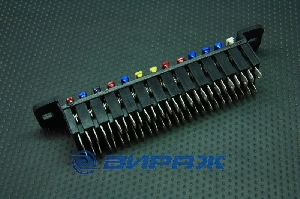 Блок предохранителей ВАЗ 2103 нов/обр, ГАЗ 3110,31105,3302 13 предохр. <> БПР-13