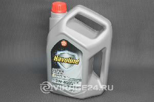 Масло моторное 5W40 4л, HAVOLINE ULTRA TEXACO 