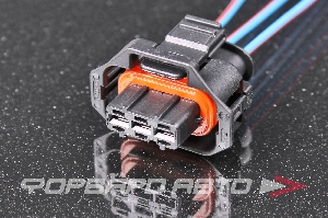 Разъем 3 провода гнездовая к датчику высокого давления газа ГБО Lada Vesta CNG CARGEN AX459