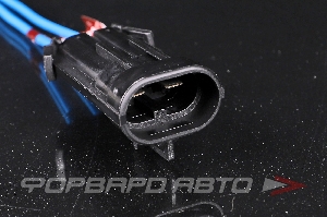 Разъем 2-х контактный резистора вентилятора охлаждения (с проводами) CARGEN AX452