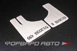 Брызговики универсальные, малые, белые, компл. 4шт. SPARCO 