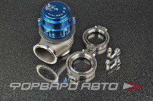 Вестгейт (wastegate, клапан сброса выхлопных газов), V60 1 Bar (15.21 psi) с установочным комплектом TIAL V60 1.0 BAR (15.21 PSI) BLUE