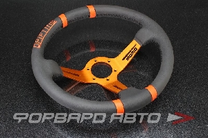 Руль 340мм, DRIFTING оранжевый MELCO 13050 O