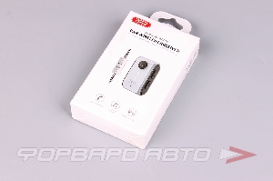 Ресивер-AUX проигрыватель Bluetooth  (AUX 3.5-3.5) 2.4А USB, цвет черный XO BCC15