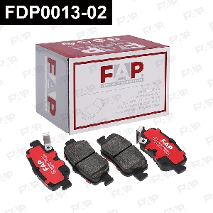 Колодки тормозные FAP FDP0013-02