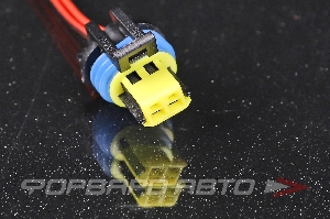 Разъем 2-х контактный кнопки открывания замка багажника (с проводами) CARGEN AX3372