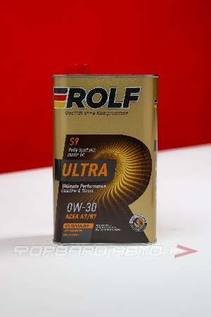 Масло моторное 0W30 1л, Ultra A7/B7 SP ж/б (с) ROLF 322945