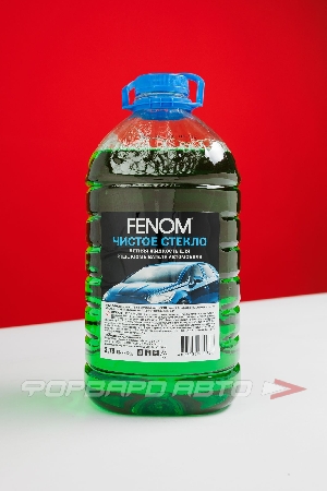 Жидкость стеклоомывателя летняя "Чистое стекло", 3,78 л FENOM FN122N