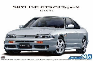 Сборная модель Nissan Skyline ECR33, GTS25t, Type M, '94 AOSHIMA 06212