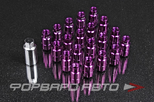 Гайки колесные М12*1,25мм, 20шт, алюминий, фиолетовый EPMAN EP-E650H M12x1.25
