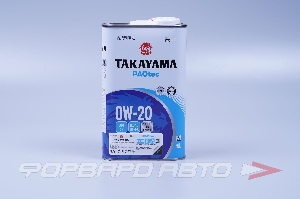 Масло моторное 0W20 1л, PAOTEC SP GF-6A металл (с) TAKAYAMA 100445