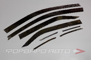 Дефлекторы окон Toyota Camry 2011-2018 8шт Strelka11 2D001.S11