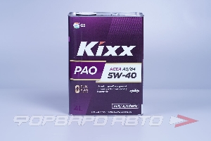 Масло моторное 5W40 4л, PAO ACEA A3/B4 KIXX L211044TR1