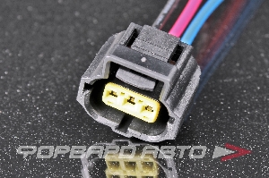 Разъем 3-х контактный генератора герметичный (с проводами) CARGEN AX6753