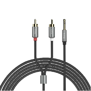 Кабель AUX 3,5мм-2RCA, 1,5м Аудиосоединитель HOCO UPA10